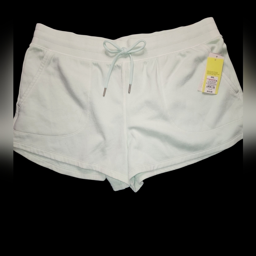 Women's Wild Fable White and All In Motion Mint Shorts Size XLL NWT - Picture 4 of 6